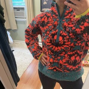 Anthropologie quarter zip sweatshirt.